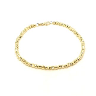 Bracciale donna oro giallo Sfere Diamantate