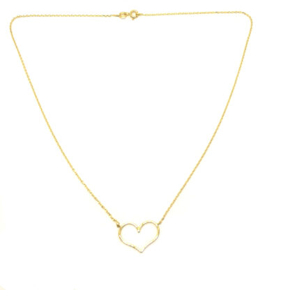 Collana donna in Oro giallo Cuore