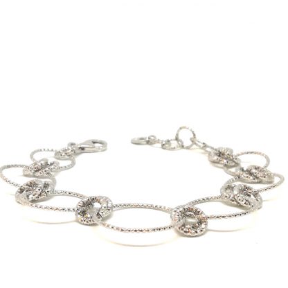 Bracciale donna in argento Diamond Cerchi Madì Gioielli