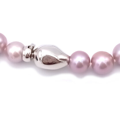 collana di perle di acqua dolce lilla genesia perle